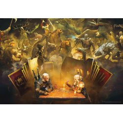 The Witcher Puzzle Playing Gwent (1000 pièces)