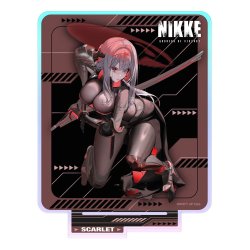 Goddess of Victory: Nikke figurine acrylique Crouching Series Scarlet Holographic 14 cm
