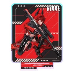 Goddess of Victory: Nikke figurine acrylique Crouching Series Red Hood Holographic 14 cm