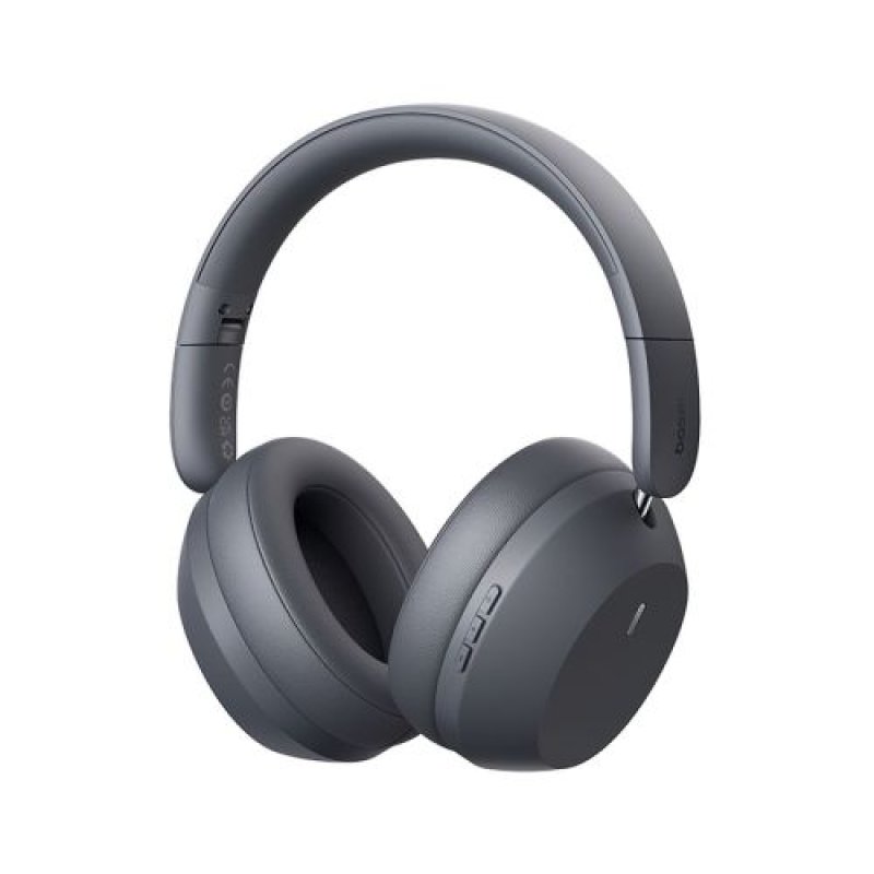 Baseus Bass 35 Max Headphones Wired & Wireless Head-band Music USB Type-C Bluetooth Grey