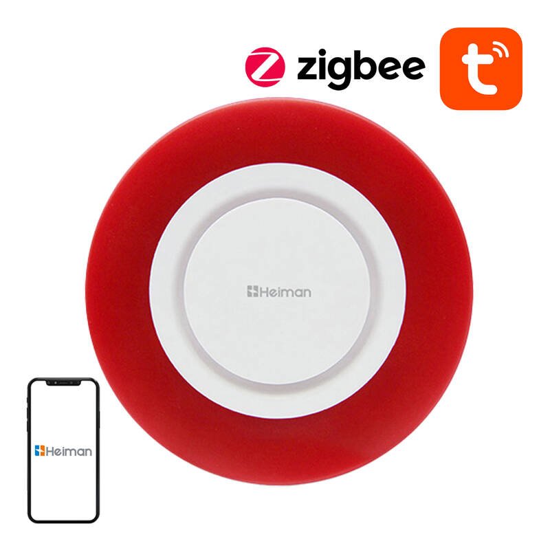 Zigbee Heiman HS2WD Tuya smart wireless alarm siren