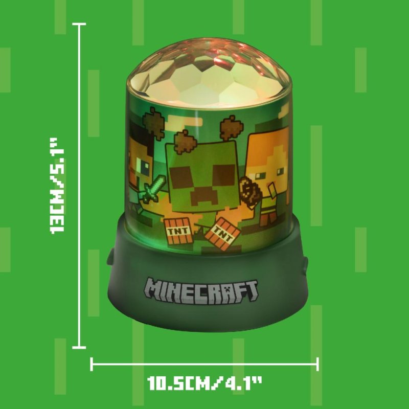 MINECRAFT - Lampe à Projection Festif 13cm