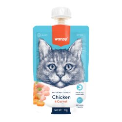wanpy - Wanpy Cat Tasty Meat Paste - Chicken & Carrot 90g - 90g