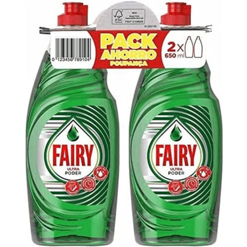 Fairy Ultra Power 2x650ml
