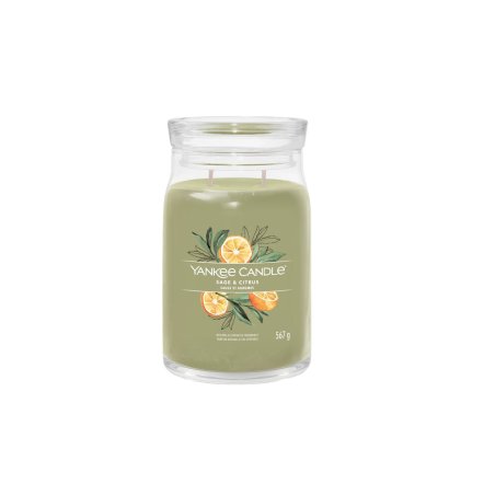 Yankee Candle Sage & Citrus bougie en cire Cylindre Citron Vert 1 pièce(s)