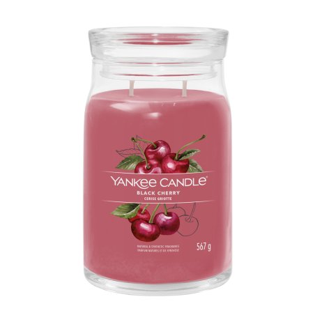 Yankee Candle 1701380E bougie en cire Cylindre Cerise (fruit) Rose 1 pièce(s)