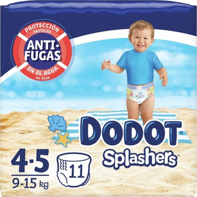 Dodot Splashers Disposable Bubble Free Easy To Remove Swim Diapers Size 4