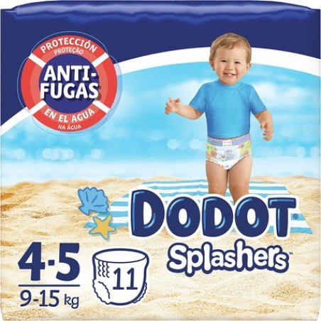 Dodot Splashers Disposable Bubble Free Easy To Remove Swim Diapers Size 4