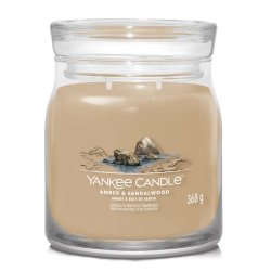 Yankee Candle Amber & Sandalwood wax candle Cylinder Amber, Cardamom, Wood Brown 1 pc(s)