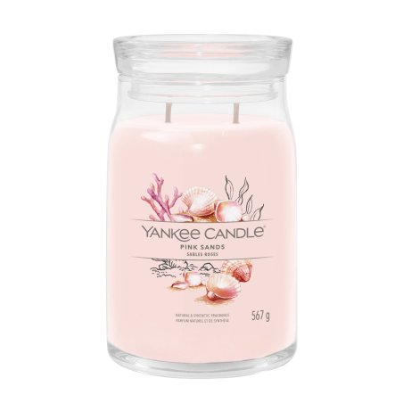 Yankee Candle Signature Scented Candle | Large Jar Candle Pink Sands Scented