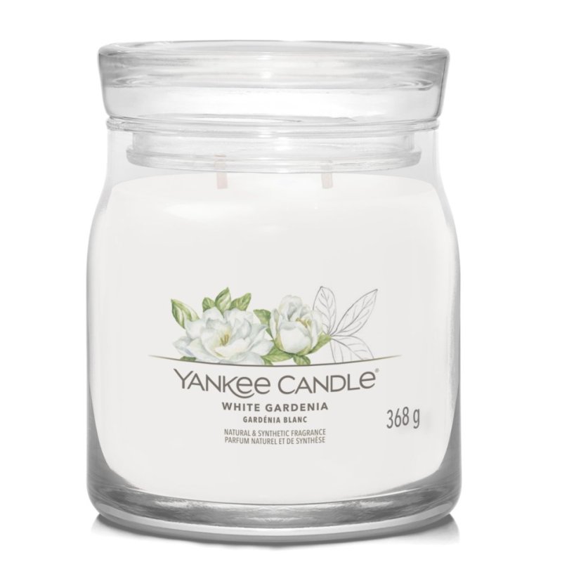 Yankee Candle White Gardenia bougie en cire Cylindre Gardénia Blanc 1 pièce(s)