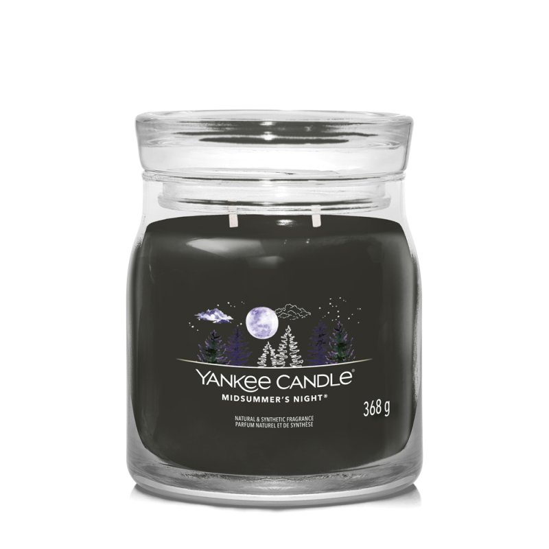 Yankee Candle Signature Scented Candle | Midsummer's Night Medium Jar Candle