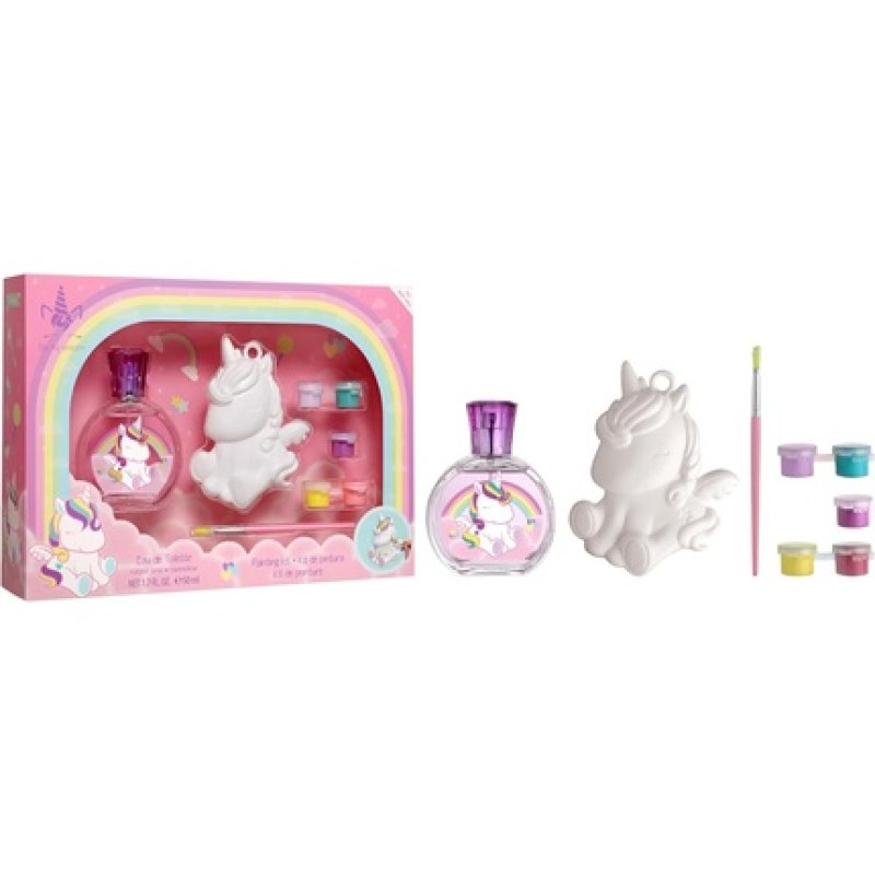 Eau My Unicorn Gift Set for Kids Eau De Toilette Figurine and Paint Pack Natural Vegan Dermatologically Tested