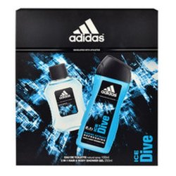 Adidas Ice Dive Gift Set - Eau De Toilette 100 Ml And Shower Gel 250 Ml