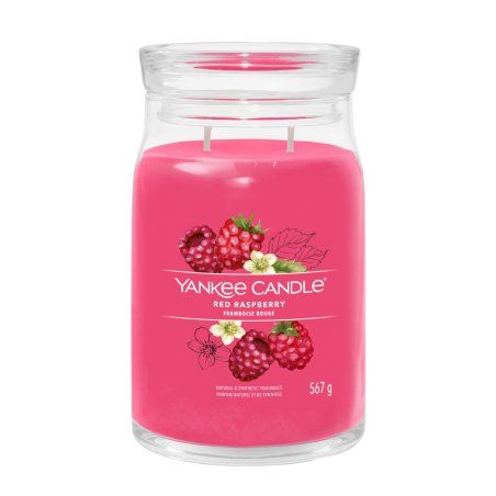 Yankee Candle 1701375E wax candle Cylinder Raspberry Crimson 1 pc(s)