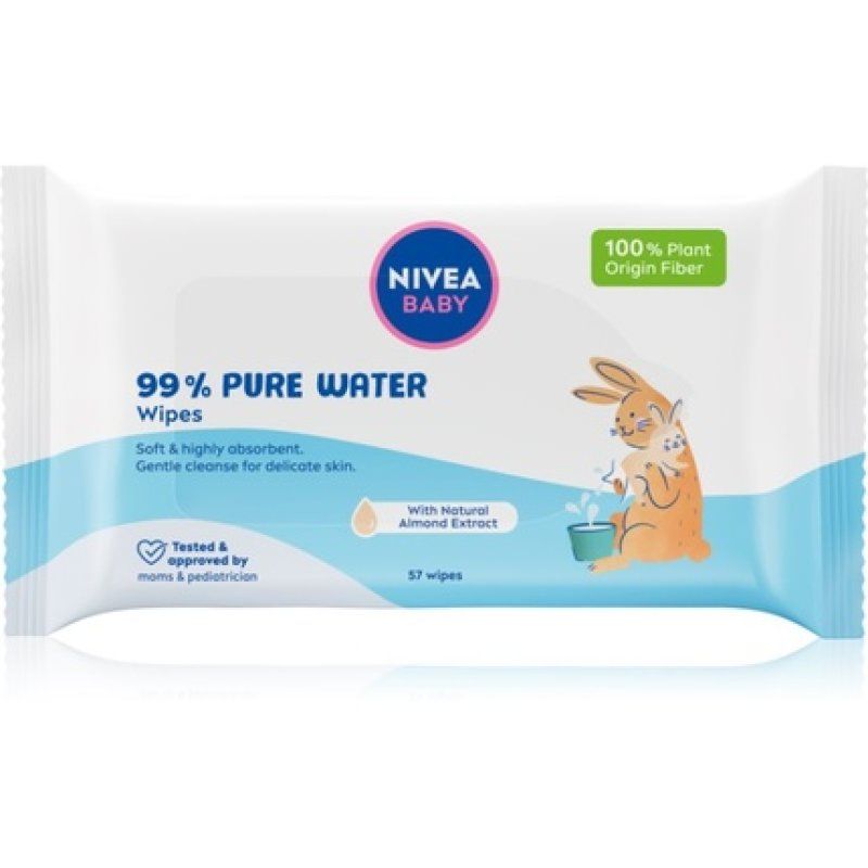 Nivea Pure Water Wipes 57ml - Baby Care