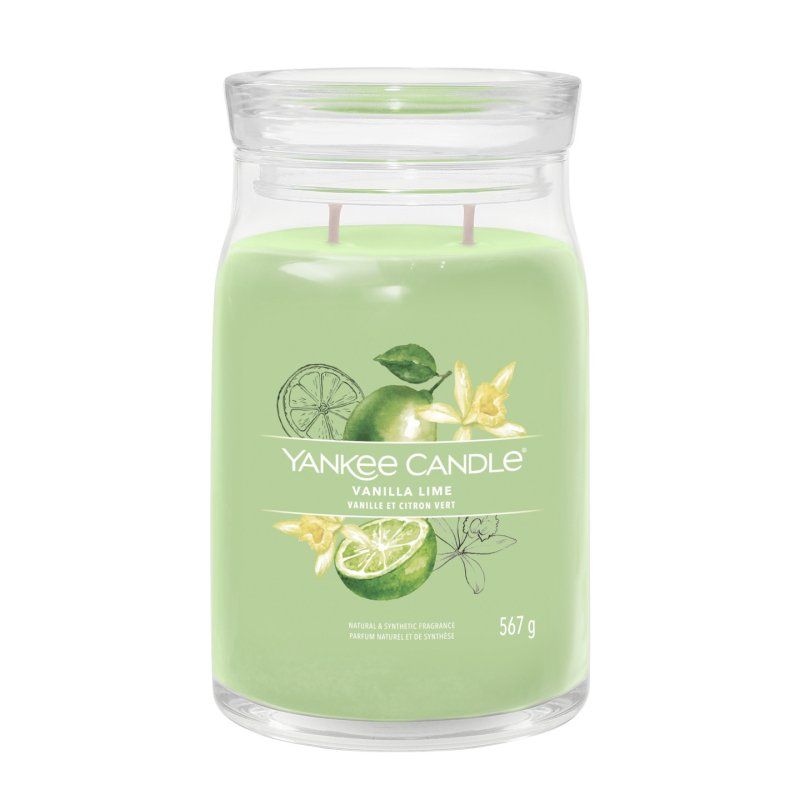 Yankee Candle Signature wax candle Cylinder Lime, Vanilla Green 1 pc(s)