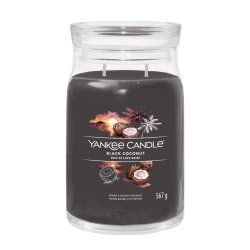 Yankee Candle Signature wax candle Cylinder Cedarwood, Coconut Black 1 pc(s)