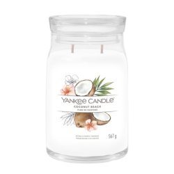 Yankee Candle Signature wax candle Cylinder Coconut, Pineapple, Vanilla White 1 pc(s)