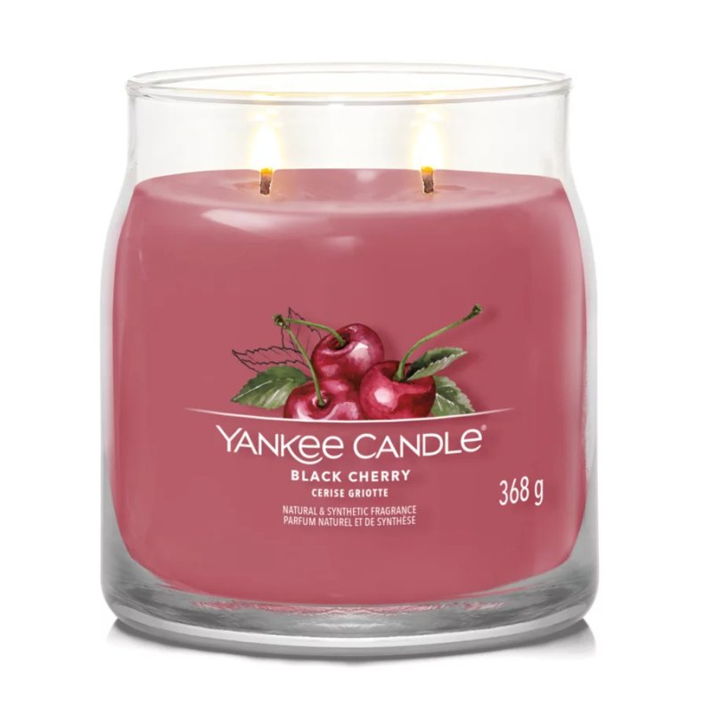 Yankee Candle Black Cherry wax candle Cylinder Cherry (fruit) Red 1 pc(s)