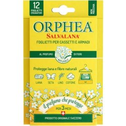 Orphea Salvalana Notes for Drawers and Cabinets - Protects Wool and Most Precious Garments - Natural Scent of Flowers