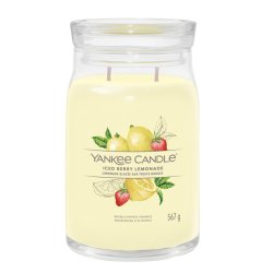 Yankee Candle Iced Berry Lemonade wax candle Cylinder Grapefruit, Lemon, Pomelo Yellow 1 pc(s)