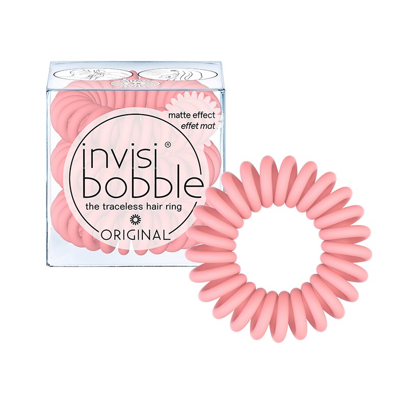 Invisibobble Original Elastic Hair Elastic Matte Pink 3 Pack