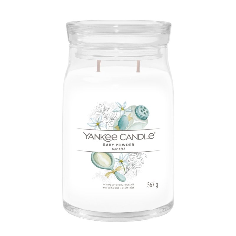 Yankee Candle Signature bougie en cire Cylindre Blanc 1 pièce(s)