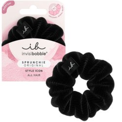 Invisibobble Black Scrunchie Dusk Till Dawn Velvet Hair Bobbles Strong Hold for Girls and Women