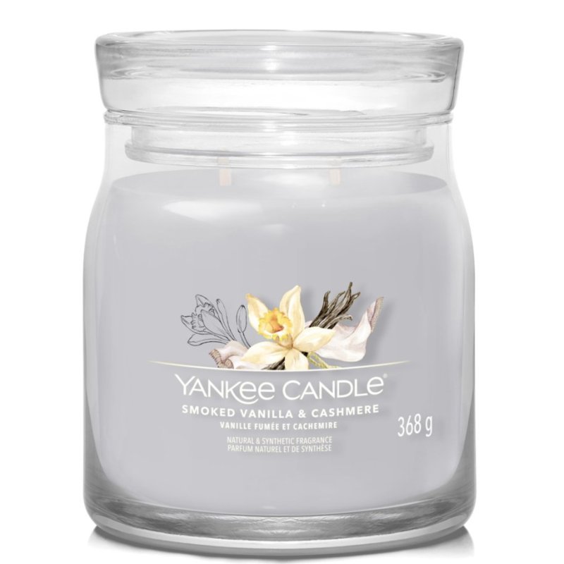 Yankee Candle Smoked Vanilla & Cashmere Medium Jar