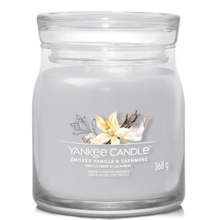 Yankee Candle Smoked Vanilla & Cashmere Medium Jar