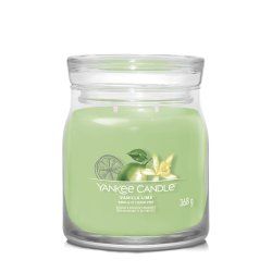 Yankee Candle Vanilla Lime bougie en cire Rond Sucre de canne, Citron vert, Vanille Vert 1 pièce(s)