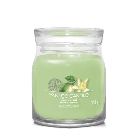 Yankee Candle Vanilla Lime wax candle Round Cane sugar, Lime, Vanilla Green 1 pc(s)