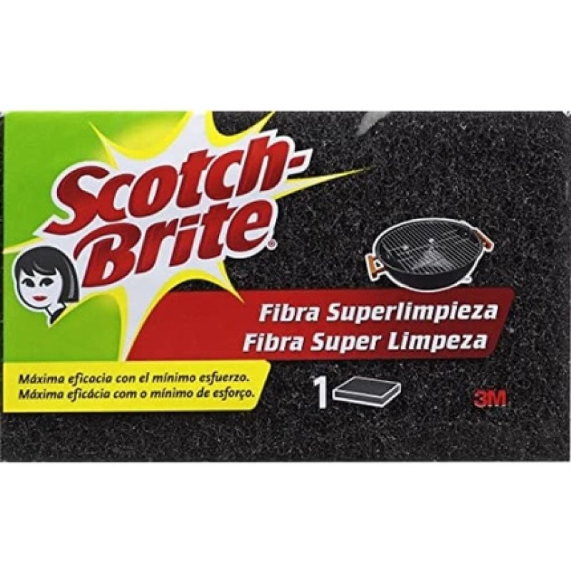 Scotch-Brite - Fiber Superlimpieza, 1 Piece - [Pack 10