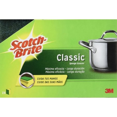 Scotch Brite Nail Saver Duplo Green 2 Sponges