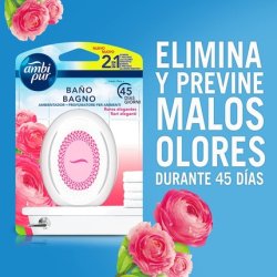 Ambi Pur - Elegant Floral Bathroom Air Freshener - 1 Piece