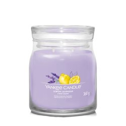 Yankee Candle Signature Scented Candle | Lemon Lavender Medium Jar Candle With