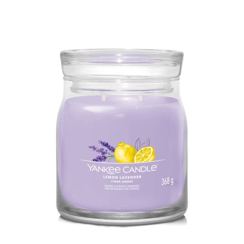 Yankee Candle Lemon Lavender bougie en cire Cylindre Violet 1 pièce(s)