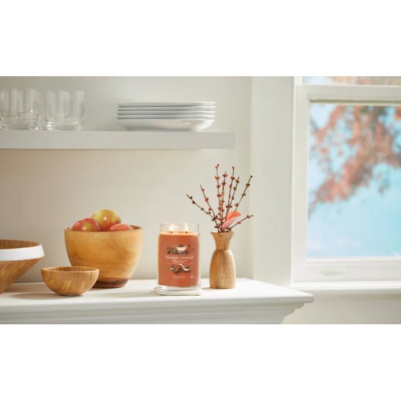 Yankee Candle 1701372E bougie en cire Cylindre Cannelle, Clou de girofle Orange 1 pièce(s)