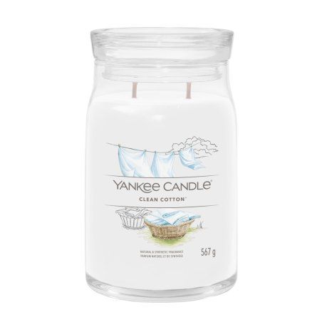 Yankee Candle 1630644E wax candle Cylinder Cotton blossom, Flower, Lemon White 1 pc(s)
