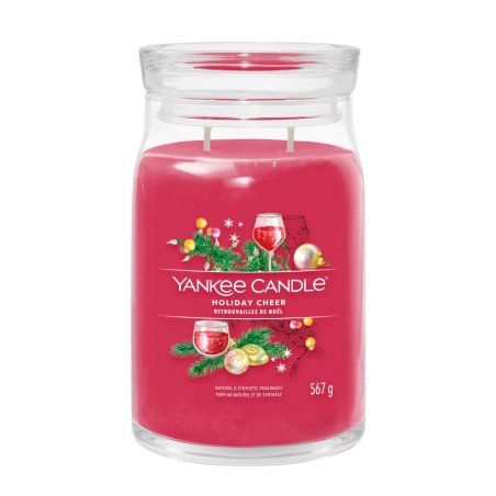 Yankee Candle Holiday Cheer bougie en cire Rond Rouge 1 pièce(s)
