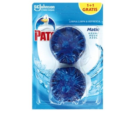 PATO WC MATIC Blue Water Deodorizer 2 x 50g - Pack of 2