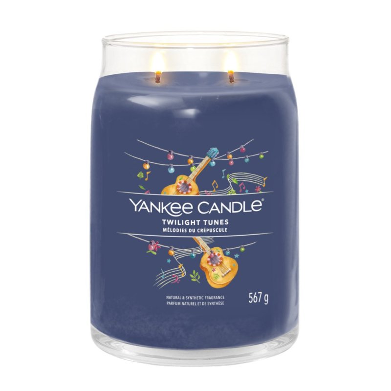 Yankee Candle Twilight Tunes bougie en cire Cylindre Cardamone, Bois Bleu 1 pièce(s)