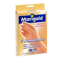 Marigold 145680 Gloves Durable Maximum Elasticity and Strength Double Layer of Latex Pure Cotton Lining Long Cuffs and