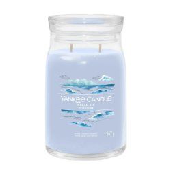 Yankee Candle Signature bougie en cire Cylindre Ambre, Jasmin, Bois de santal Bleu 1 pièce(s)