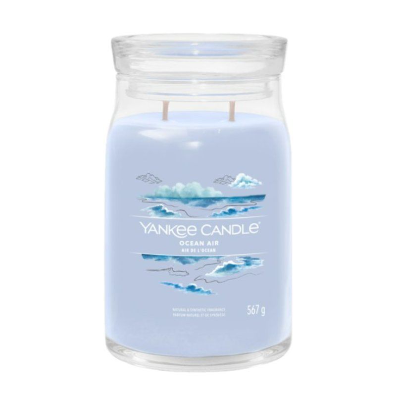 Yankee Candle Signature Scented Candle | Large Long Burn Ocean Candle