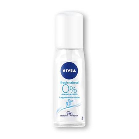 NIVEA Women's Deodorant Atomizer Aluminum Deodorant Protection 75ml Fresh Natural