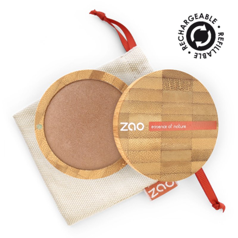Zao Essence of Nature Terre cuite minérale 343 Caramel cuivré 15 g