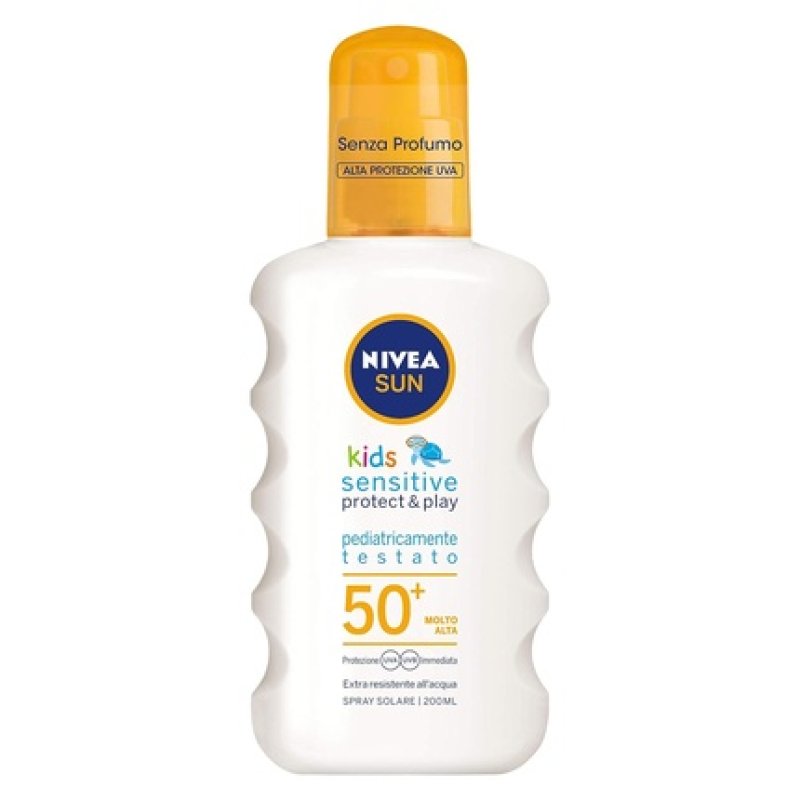 NIVEA SUN Kids Sensitive Protect & Play Sunscreen Spray SPF 50 200ml