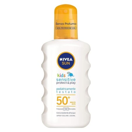 NIVEA SUN Kids Sensitive Protect & Play Sunscreen Spray SPF 50 200ml